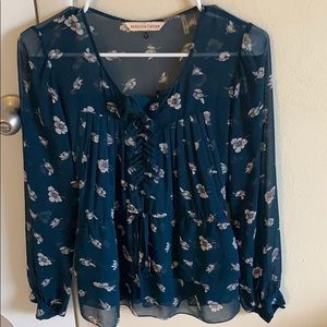 Rebecca Taylor Floral Blouse